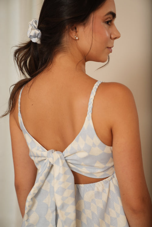 VESTIDO NOUGAT AZUL