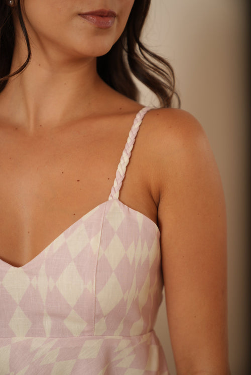 VESTIDO NOUGAT ROSADO