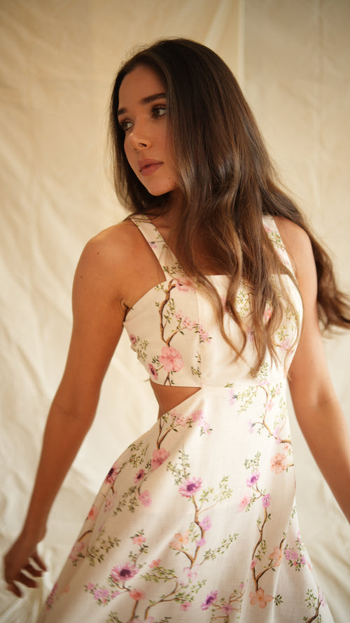 VESTIDO HERBARIO IVORY