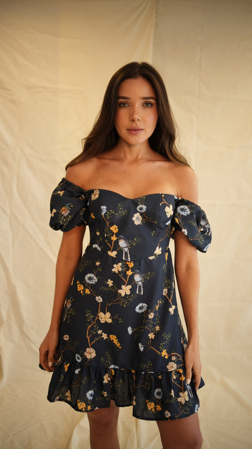 VESTIDO JAZMIN AZUL