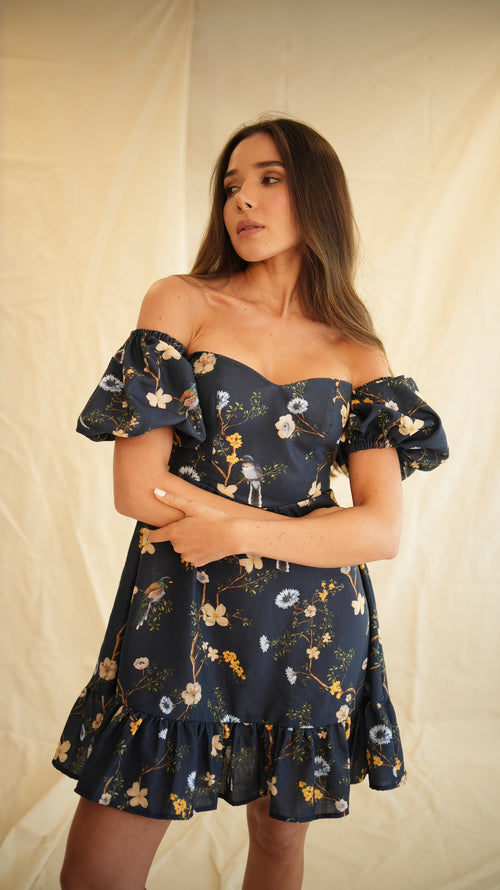 VESTIDO JAZMIN AZUL
