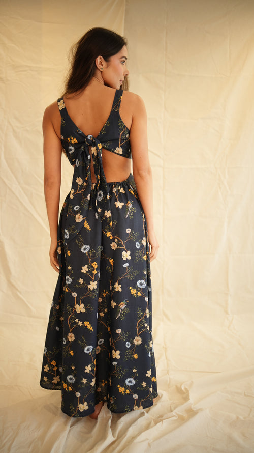 VESTIDO HERBARIO AZUL