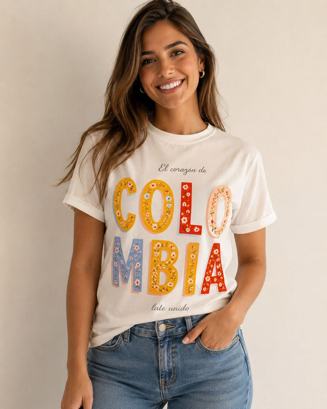 CAMISETA COLOMBIA SLIM FIT