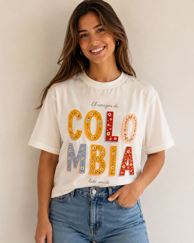 CAMISETA COLOMBIA OVERSIZE
