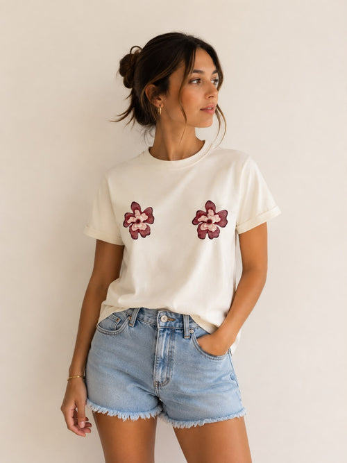 CAMISETA ORQUÍDEA